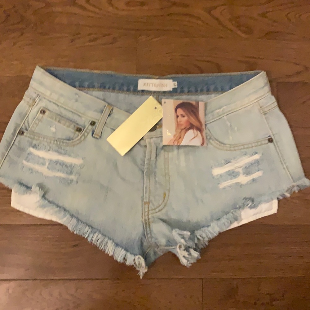 Nwt kittenish jean shorts